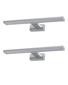 Set of 2 Verve - Bathroom LED Over Mirror Lights