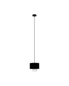 Eglo Lighting - Sapuara - 39977 - Black Clear Glass Ceiling Pendant Light