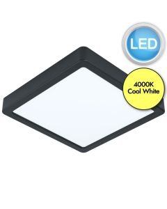 Eglo Lighting - Fueva 5 - 99256 - LED Black White Flush Ceiling Light