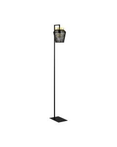 Eglo Lighting - Escandidos - 99809 - Black Brass Floor Lamp