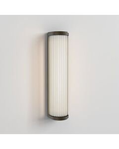 Astro Lighting - Versailles - 1380014 - LED Bronze Clear Ribbed Glass IP44 Bathroom Strip Wall Light