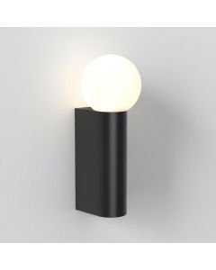Astro Lighting - Ortona - 1459005 - Black Opal Glass IP44 Bathroom Wall Light