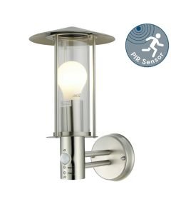 Treviso - Brushed Stainless Steel Motion Sensor Outdoor Security Light