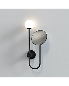 Astro Lighting - Orb - 1424003 - Black Mirrored Glass Frosted IP44 Bathroom Mirror Shaver Light