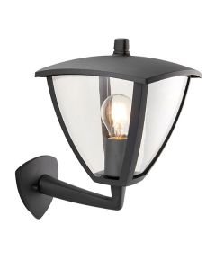 Endon Lighting - Seraph - 70695 - Grey Clear IP44 Outdoor Wall Light