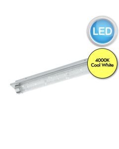 Eglo Lighting - Tolorico - 97055 - LED Chrome Clear Glass IP44 Bathroom Ceiling Flush Light