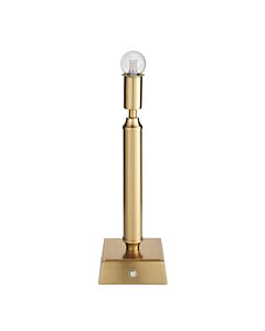 Endon Lighting - Trobridge Rechargeable - 110457 - LED Aged Brass Touch Base Only Table Lamp