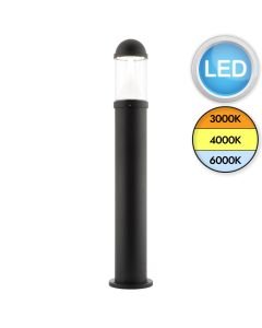 Saxby Lighting - Dax - 92310 - LED Black Clear IP65 Outdoor Post Light