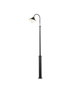 Konstsmide - Vega - 560-750 - Black Outdoor Lamp Post
