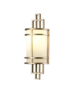 Feiss Lighting - Fusion - FE-FUSION1-PNBR - Natural Brass Opal Glass Wall Washer Light