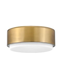 Hinkley Lighting - Cedric - HK-CEDRIC-F-S-BR - Brass Opal Glass 2 Light Flush Ceiling Light
