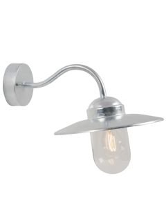 Nordlux - Luxembourg - 22671031 - Galvanized Steel Clear Glass IP54 Outdoor Wall Light
