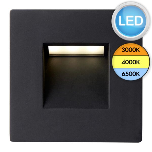 Saxby Bianco 7W LED Outdoor Wall Light – Stainless Steel PIR Sensor 4000K IP44 75931