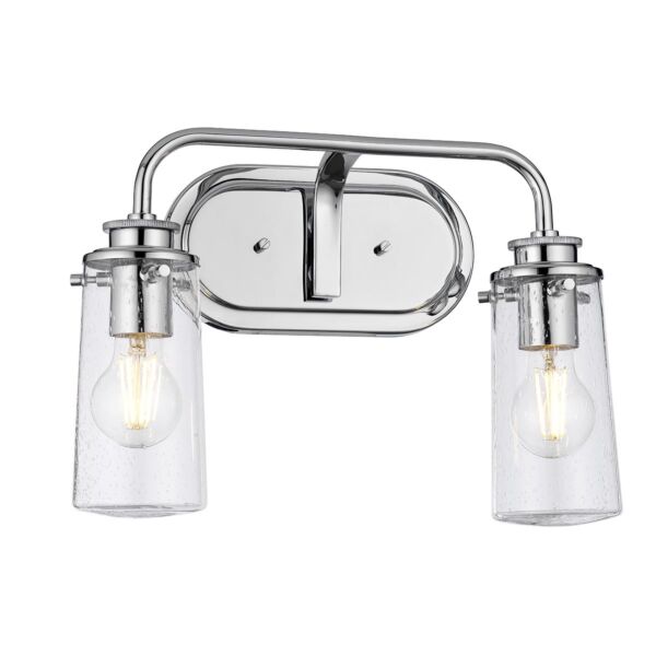 Quintiesse - QN-BRAELYN2-PC - Braelyn 2 Light Wall Light - Polished Chrome