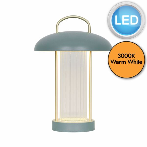 Nordlux - Mirano - 2512505023 - LED Green Opal Glass Touch Table Lamp