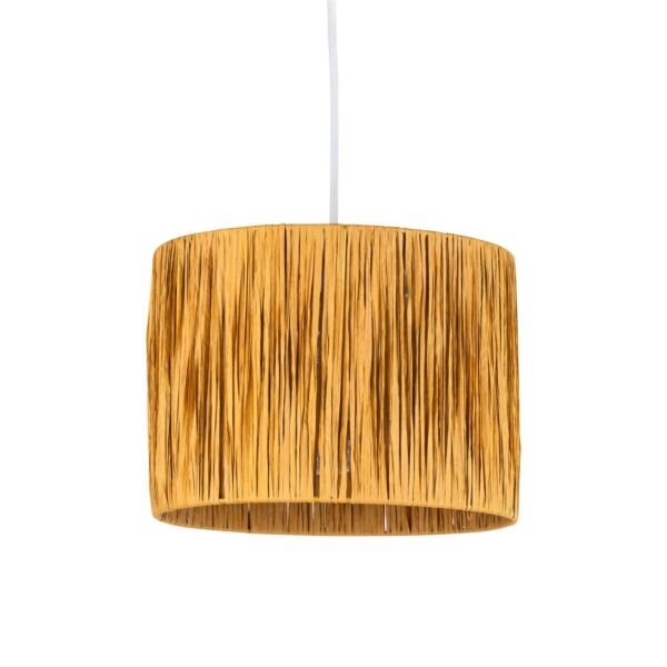 Raffia - Natural 23cm Straw Pendant or Lamp Shade