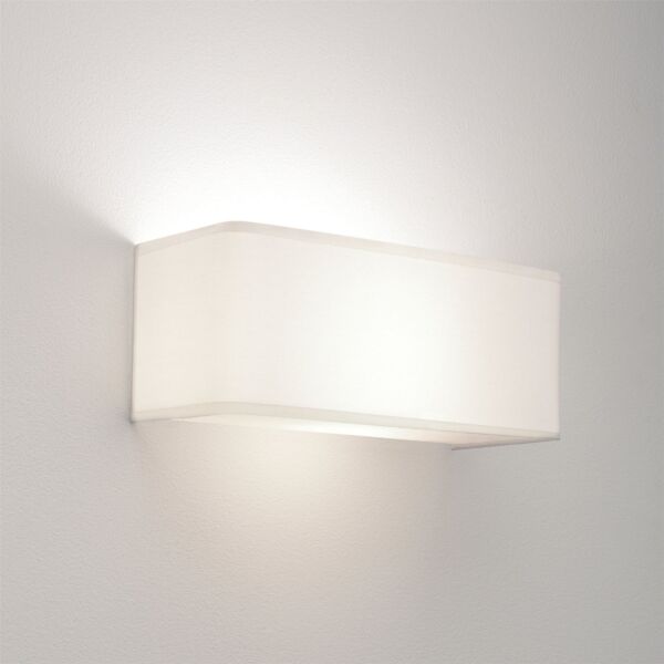 Astro Lighting - Ashino Wide 1166002 - White Fabric Wall Light