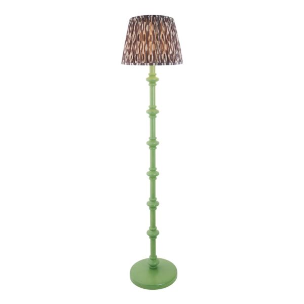Endon Lighting - Carnaby & Ikat 35cm - 116140 - Green Grey Floor Lamp