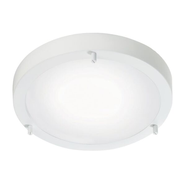 Nordlux - Ancona Maxi E27 - 25316101 - White Opal Glass 2 Light Bathroom Ceiling Flush Light