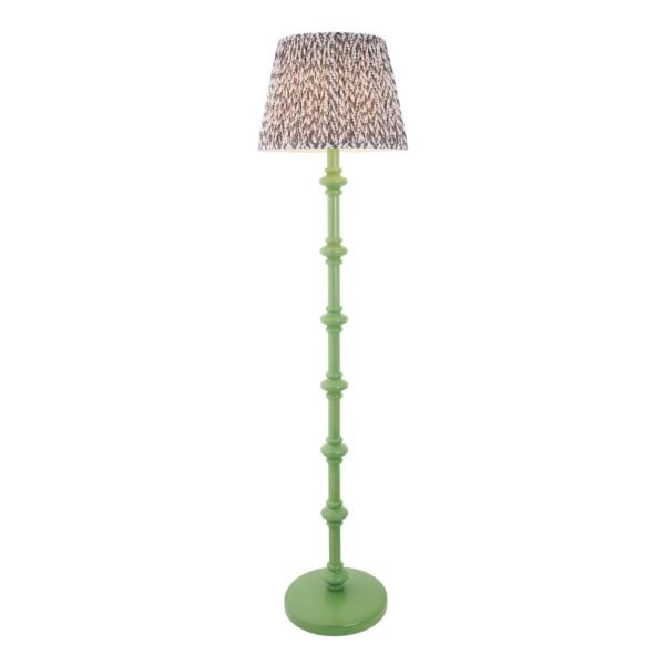 Endon Lighting - Carnaby & Leaf 40cm - 114367 - Green Grey Floor Lamp