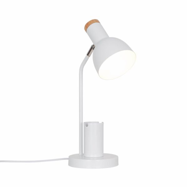Nordlux - Devone - 2512405001 - White Wood Task Table Lamp