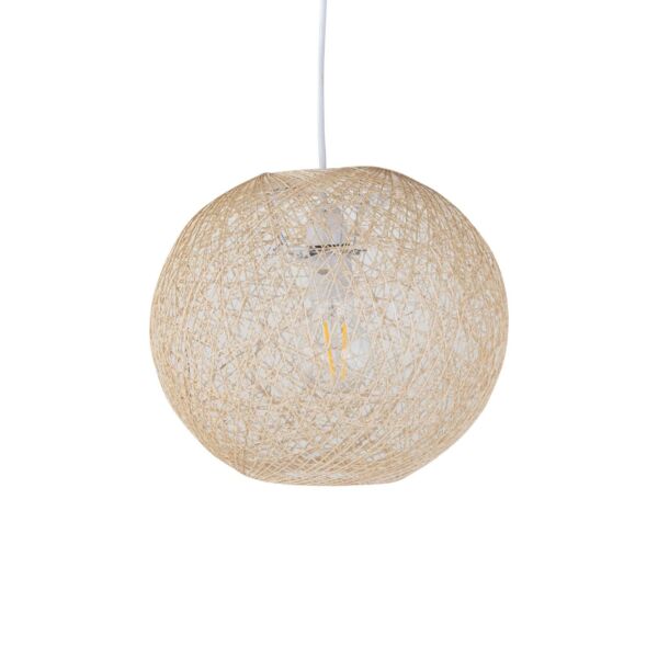 Abaca - Natural 8" Globe Ceiling Light Shade