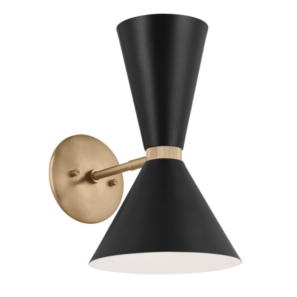 Kichler Lighting - Phix - KL-PHIX-1W-CBB - Black Light Bronze 2 Light Wall Light