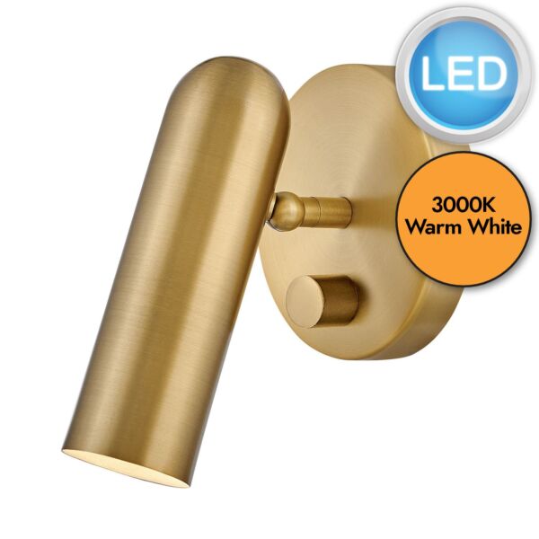 Hinkley Lighting - Dax - HK-DAX1-HB - LED Heritage Brass Wall Light