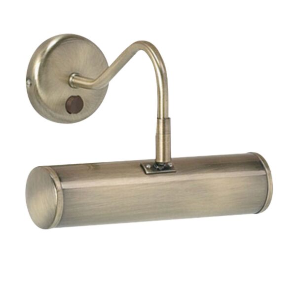 Endon Lighting - Turner - PL200-E14-SWAN - Antique Brass Picture Wall Light