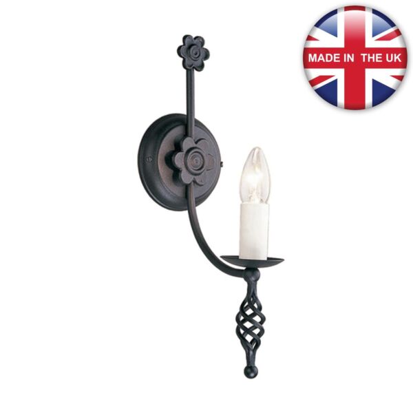 Elstead - Belfry BY1-BLACK Wall Light