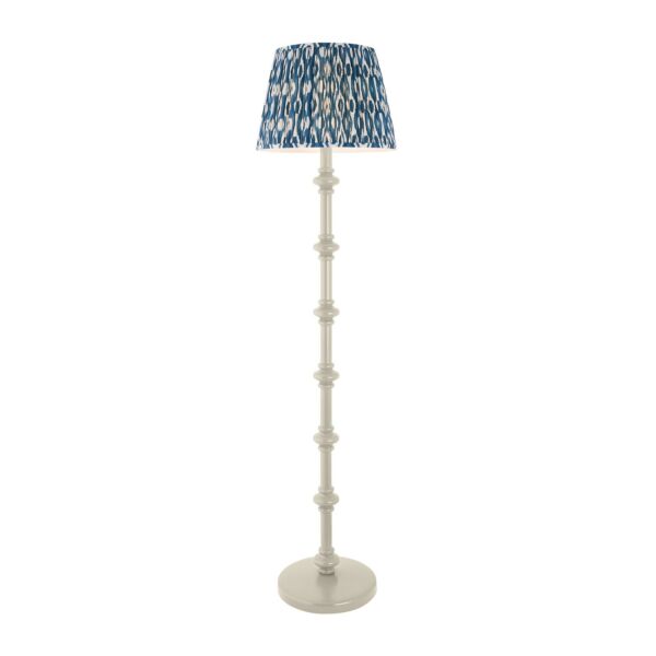 Endon Lighting - Carnaby & Ikat 40cm - 114361 - White Blue Floor Lamp