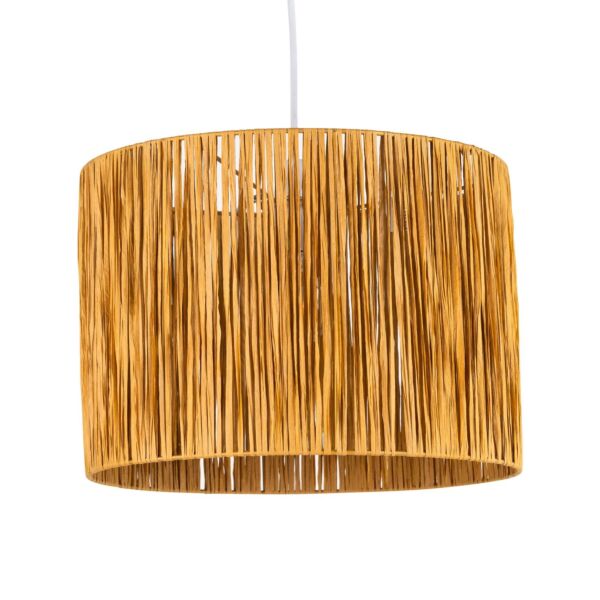 Raffia - Natural 33cm Straw Pendant or Lamp Shade