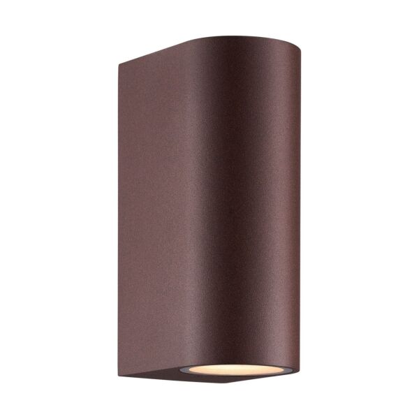 Nordlux - Dion - 2518021009 - Rustic Brown 2 Light IP44 Outdoor Wall Washer Light