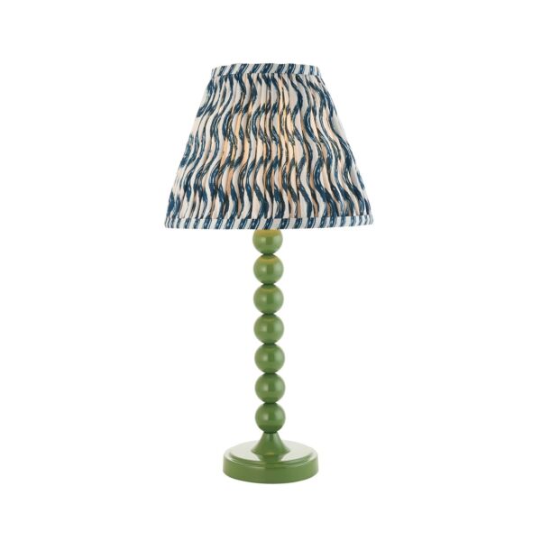 Endon Lighting - Higgledy & Ripple 25cm - 114698 - Green Blue Table Lamp With Shade