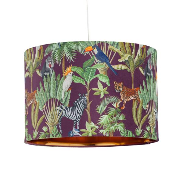 Safari - Velvet Safari Design 30cm Pendant or Table Lamp Shade