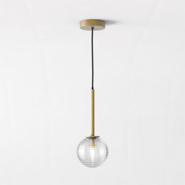 Astro Lighting - Tacoma - 1429024 - Antique Brass IP44 Excluding Shade Ceiling Pendant Light