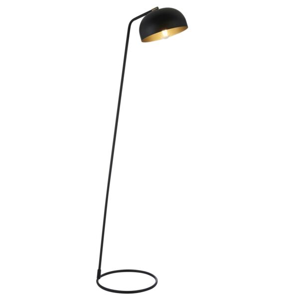 Endon Lighting - Brair - 106337 - Black Antique Brass Floor Lamp