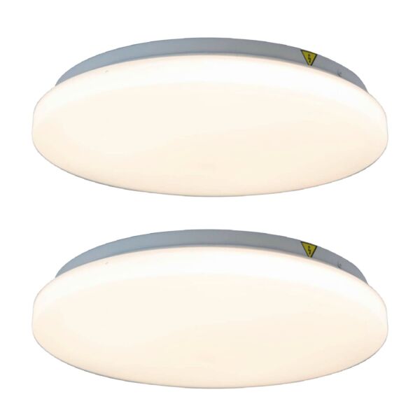 Set of 2 Maybel - Bathroom LED Flush Lights