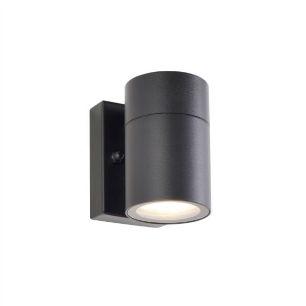 Saxby Lighting - Scope - 121030 - Black Clear Glass IP65 Outdoor Wall Washer Light