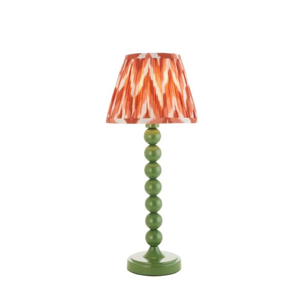 Endon Lighting - Higgledy & Zigzag 20cm - 116256 - White Orange Table Lamp With Shade