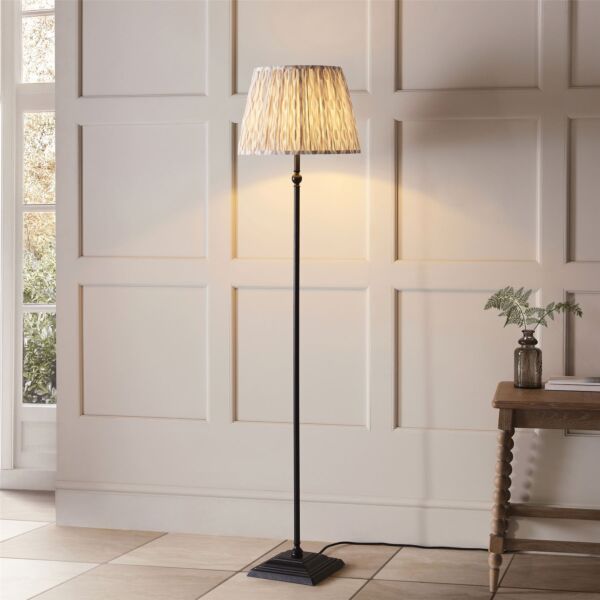 Endon Lighting - Lille - 117997 - Black Neutral Floor Lamp