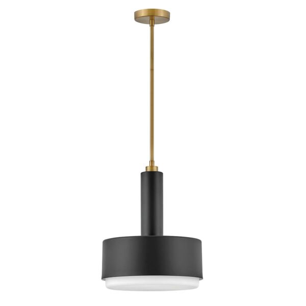 Hinkley Lighting - Cedric - HK-CEDRIC-P-M-BR - Brass Opal Glass 2 Light Ceiling Pendant Light