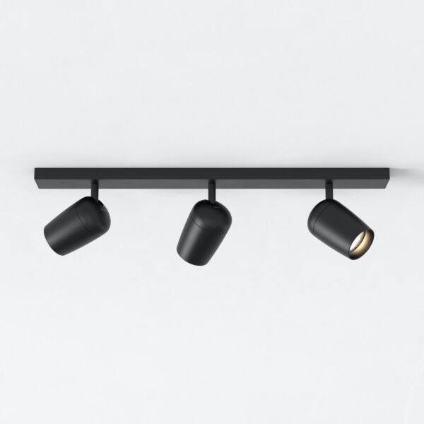 Astro Lighting - Koto - 1478006 - Black 3 Light Three Bar Ceiling Spotlight