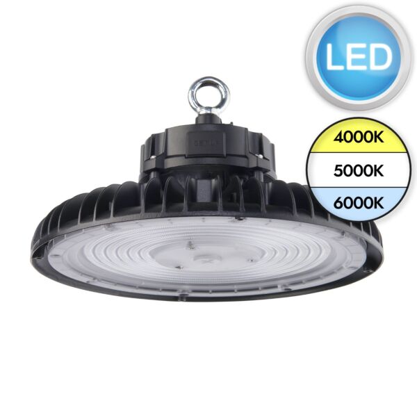 Saxby Lighting - AltumPRO CCT - 111663 - LED Black IP65 Ceiling Pendant Light