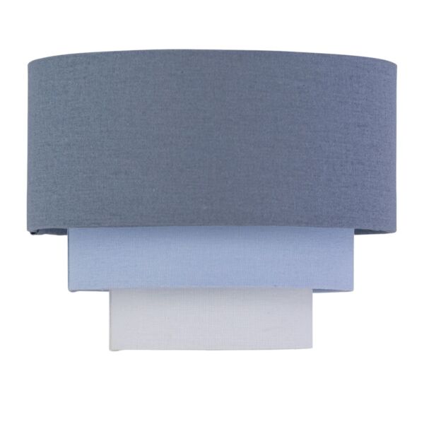 Gabi - Blue Ombre Linen 22cm Table Lamp Shade