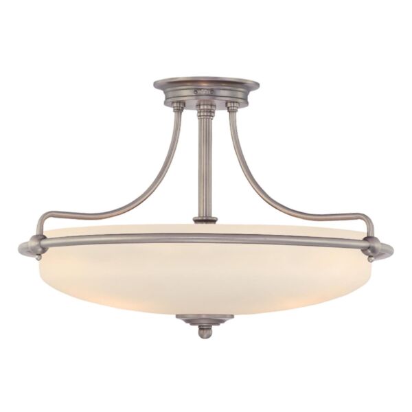 Elstead - Quoizel - Griffin QZ-GRIFFIN-SFM-AN Semi-Flush