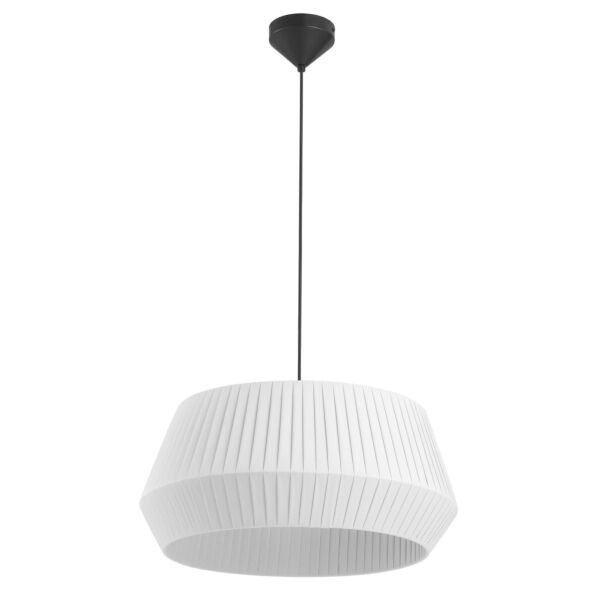 Nordlux - Dicte 53 - 2112373001 - Black White Pleated Ceiling Pendant Light