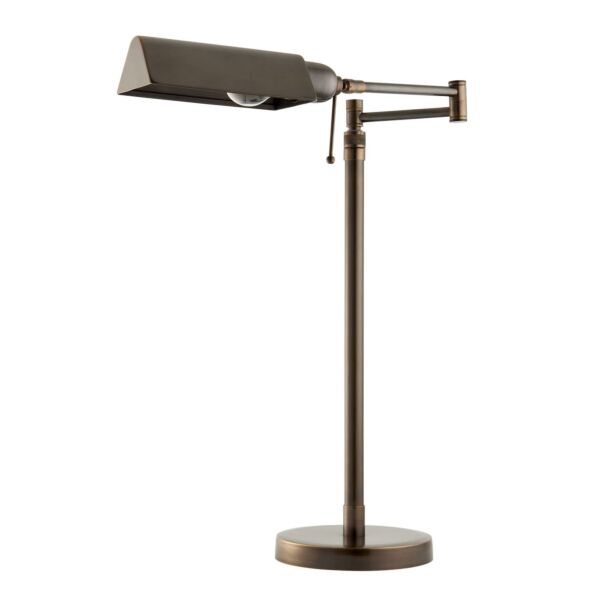 Interiors 1900 - Clarendon - 72978 - Antique Bronze Task Table Lamp