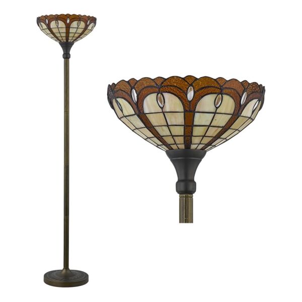 Winchester - Tiffany 169cm Uplighter Floor Lamp