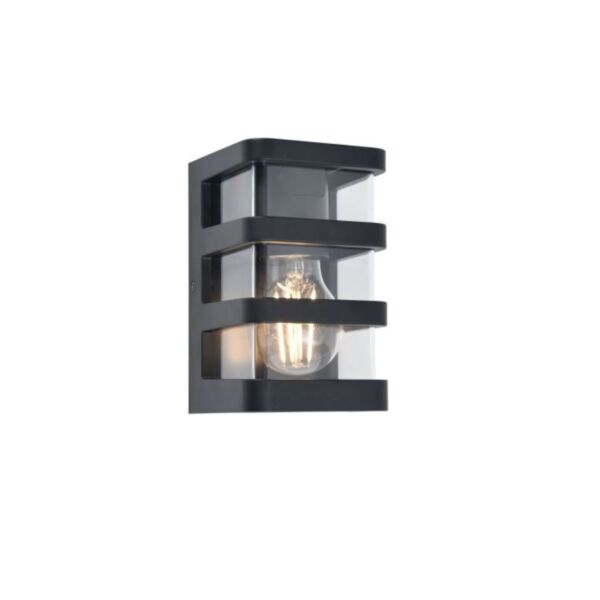 Lutec - Dalton - 5214501330 - Black Clear IP44 Outdoor Wall Washer Light